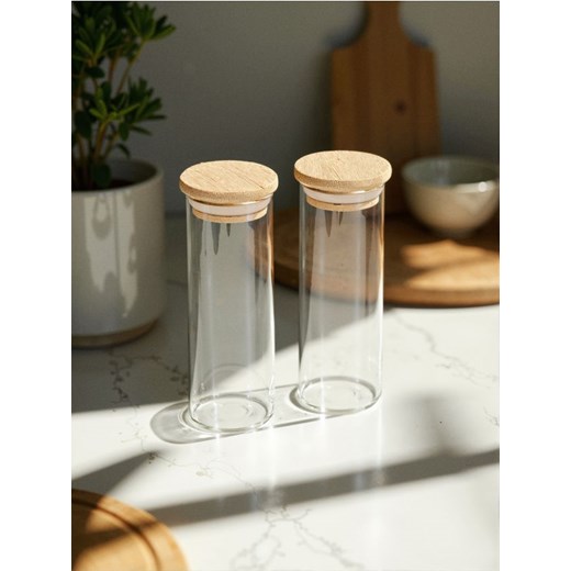 Sinsay - Pojemniki na żywność 2 pack - clear ze sklepu Sinsay w kategorii Dom - zdjęcie 185455630