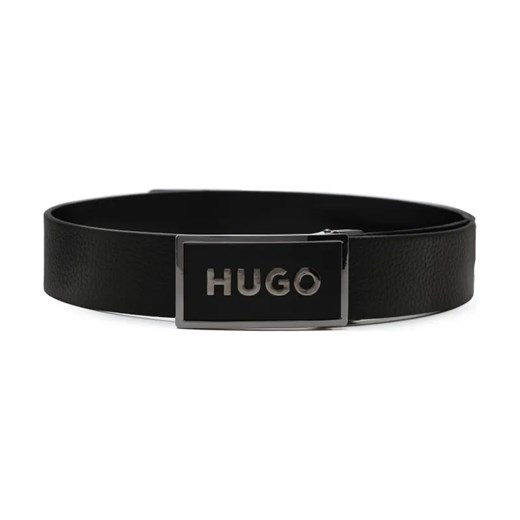 HUGO Skórzany pasek Garin ze sklepu Gomez Fashion Store w kategorii Paski męskie - zdjęcie 185456172