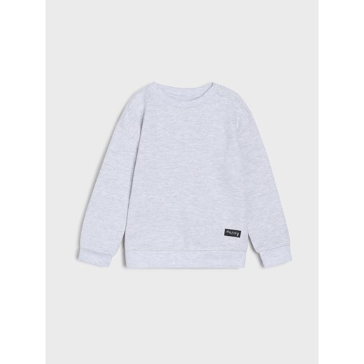 Sinsay - Bawełniany komplet dzianinowy w stylu basic - szary Sinsay 74 (6-9 m) Sinsay