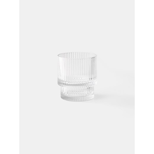 Sinsay - Ryflowane szklanki 4 pack - biały Sinsay One Size Sinsay