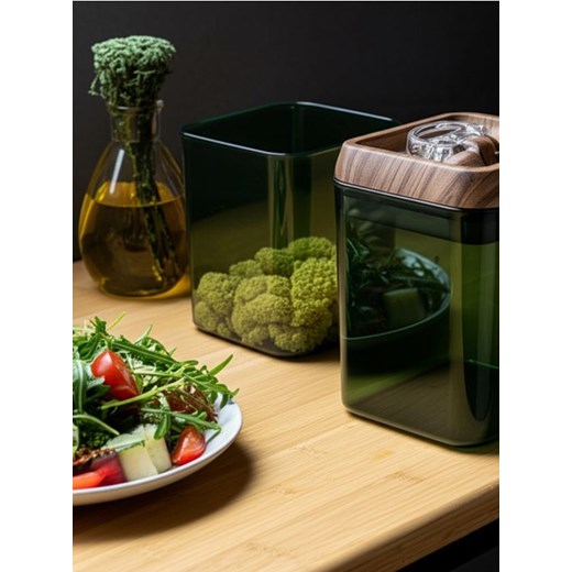 Sinsay - Pojemnik na żywność z pokrywką - brązowy - id: 032GN-88X - marki Sinsay - 185457942 Sinsay - Pojemnik na żywność z pokrywką - brązowy ze sklepu Sinsay w kategorii Pojemniki kuchenne - zdjęcie 185457942