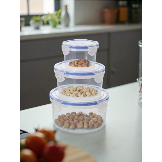 Sinsay - Pojemniki na żywność 3 pack - clear ze sklepu Sinsay w kategorii Dom - zdjęcie 185458062