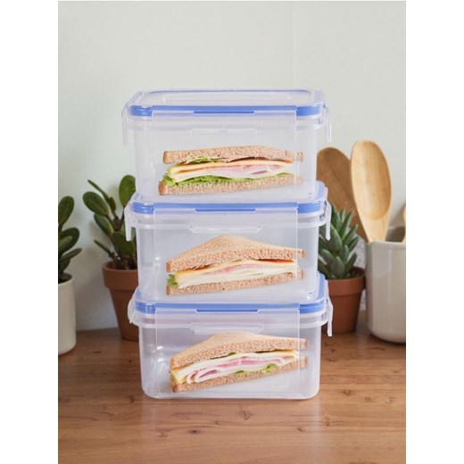 Sinsay - Pojemniki na żywność 3 pack - clear ze sklepu Sinsay w kategorii Dom - zdjęcie 185458063
