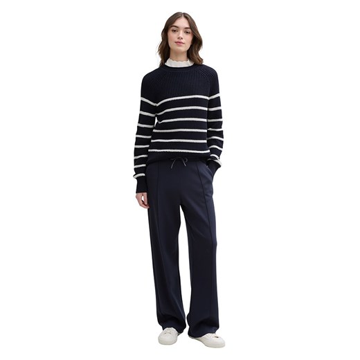 TOM TAILOR Denim Sweter w kolorze granatowo-białym ze sklepu Limango Polska w kategorii Swetry damskie - zdjęcie 185458190