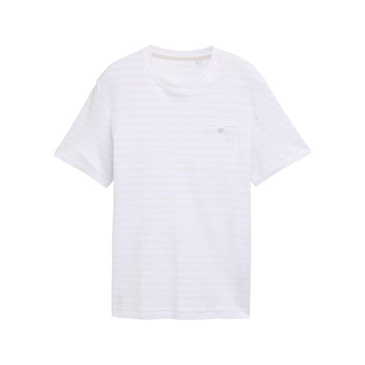 Tom Tailor Koszulka w kolorze białym - id: 17381723 - marki Tom Tailor - 185458441 Tom Tailor Koszulka w kolorze białym ze sklepu Limango Polska w kategorii T-shirty męskie - zdjęcie 185458441
