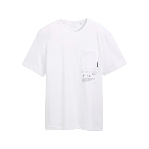 Tom Tailor Koszulka w kolorze białym ze sklepu Limango Polska w kategorii T-shirty męskie - zdjęcie 185458443