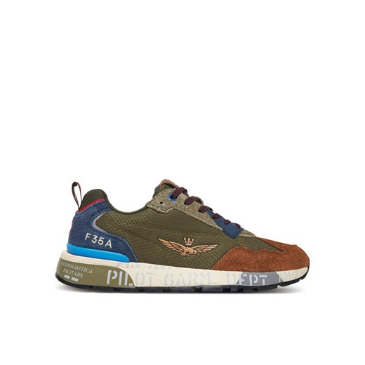 Aeronautica Militare Sneakersy 252SC0276UCT03546 Zielony ze sklepu MODIVO w kategorii Buty sportowe męskie - zdjęcie 185459271