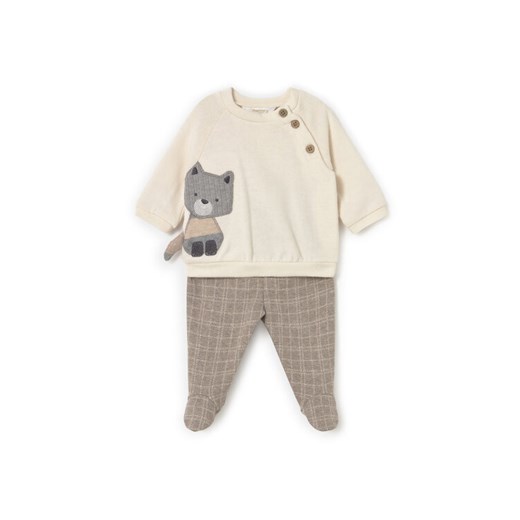 Mayoral Komplet bluza i półśpiochy 2586 Beżowy Regular Fit ze sklepu MODIVO w kategorii Odzież dla niemowląt - zdjęcie 185459350