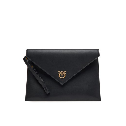 PINKO Torebka Flat Purse Handle AI 25-26 PCPL104820 A0F1 Czarny ze sklepu MODIVO w kategorii Kopertówki - zdjęcie 185459390