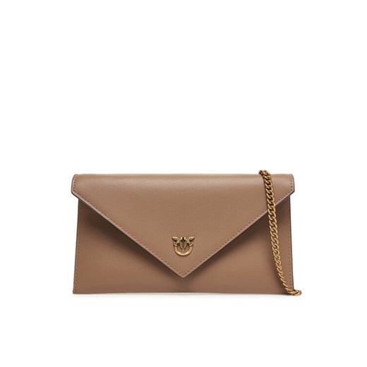 PINKO Torebka Flat Purse Mini AI 25-26 PCPL 105347 A0F1 Brązowy ze sklepu MODIVO w kategorii Kopertówki - zdjęcie 185459392