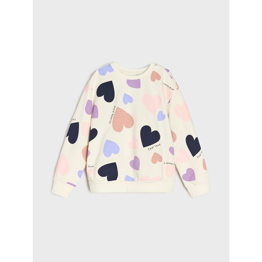 Sinsay - Bluzy zdobione cekinami 2 pack - wielobarwny Sinsay 116 (5-6 l) Sinsay