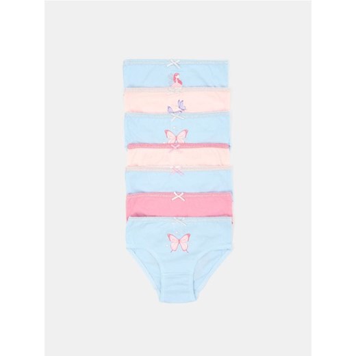 Sinsay - Majtki figi 7 pack - wielobarwny ze sklepu Sinsay w kategorii Majtki dziecięce - zdjęcie 185461922