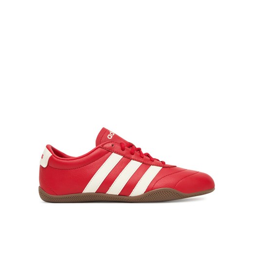 Sneakersy adidas Grand Court Lo JQ9691 Czerwony ze sklepu eobuwie.pl w kategorii Buty sportowe damskie - zdjęcie 185462261