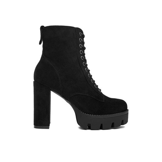 Botki DeeZee 23756-4-BLACK SU Czarny ze sklepu eobuwie.pl w kategorii Botki - zdjęcie 185462460