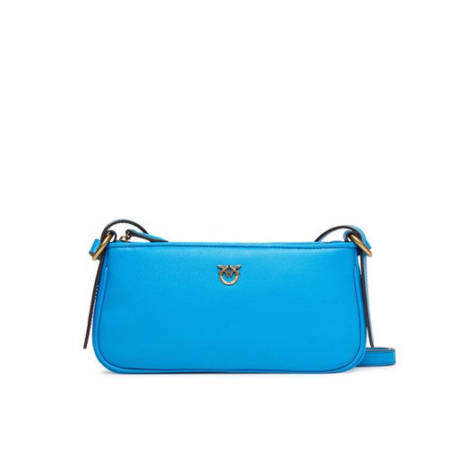 PINKO Torebka Half Moon Baguette Mini AI 25-26 PLTT 105069 A0QO Niebieski ze sklepu MODIVO w kategorii Listonoszki - zdjęcie 185464292