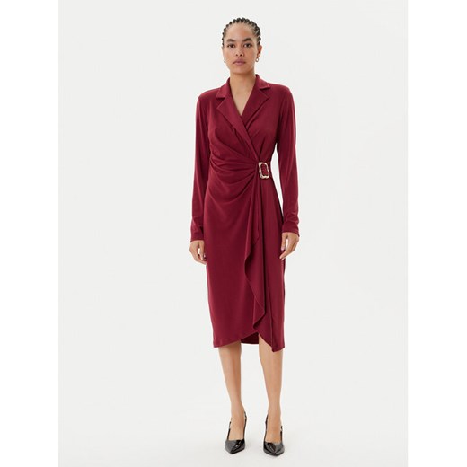 Joseph Ribkoff Sukienka koktajlowa 253145 Bordowy Slim Fit ze sklepu MODIVO w kategorii Sukienki - zdjęcie 185464353