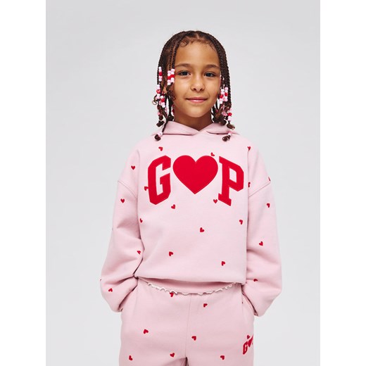 GAP Bluza w kolorze jasnoróżowo-czerwonym ze sklepu Limango Polska w kategorii Bluzy dziewczęce - zdjęcie 185465550