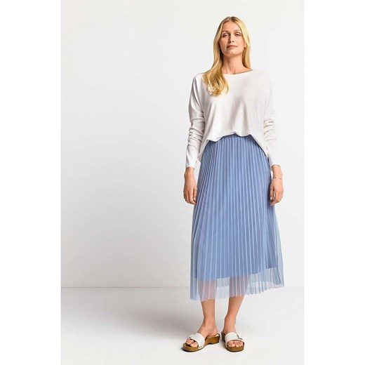 Rich & Royal Spódnica plisowana w kolorze błękitnym Rich & Royal XL promocja Limango Polska