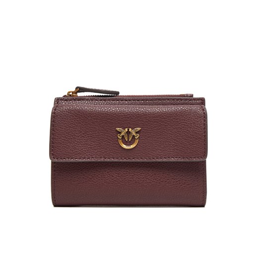 PINKO Duży Portfel Damski Compact Wallet AI 25-26 PCPL 103612 A29Q Bordowy ze sklepu MODIVO w kategorii Portfele damskie - zdjęcie 185466353
