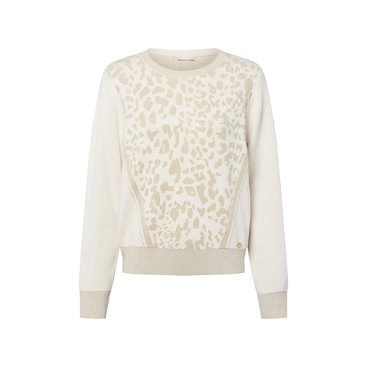 Liu Jo Collection Sweter damski z dzianiny Kobiety drobna dzianina beżowy wzorzysty ze sklepu vangraaf w kategorii Swetry damskie - zdjęcie 185466754