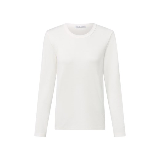 Marie Lund Damska koszulka z długim rękawem Kobiety Bawełna écru jednolity Marie Lund XS vangraaf