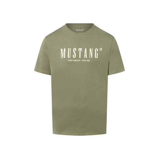 Mustang Koszulka męska - Austin Mężczyźni Bawełna trzcinowy nadruk ze sklepu vangraaf w kategorii T-shirty męskie - zdjęcie 185466780