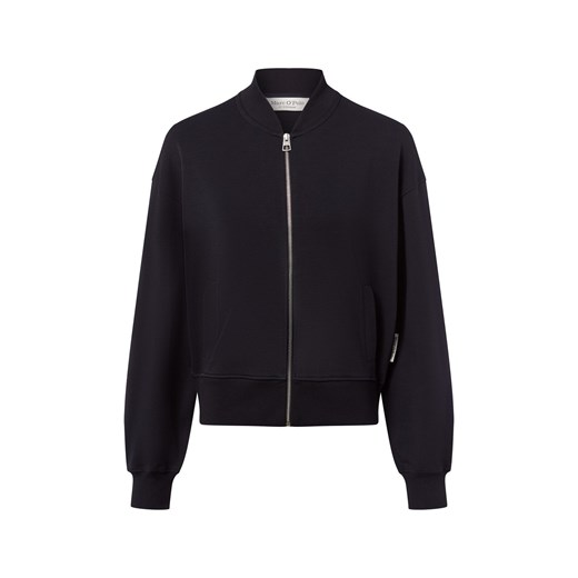 Marc O'Polo Damska kurtka dresowa Kobiety Bawełna granatowy jednolity ze sklepu vangraaf w kategorii Bluzy damskie - zdjęcie 185466784