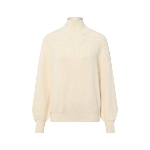 Msch Copenhagen Damski sweter z dzianiny - MSCHMagnea Rachelle Kobiety Sztuczne włókno piaskowy jednolity ze sklepu vangraaf w kategorii Swetry damskie - zdjęcie 185466790