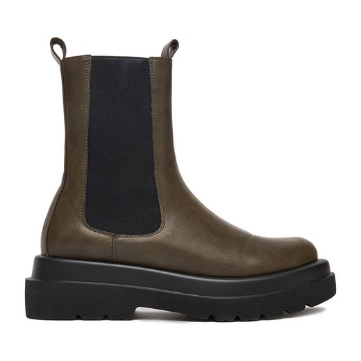 Botki DeeZee 7223-1-OLIVE ze sklepu ccc.eu w kategorii Botki - zdjęcie 185467004