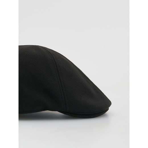 Reserved - Gładki kaszkiet - czarny Reserved L Reserved
