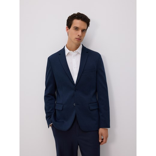 Reserved - Marynarka slim fit - granatowy ze sklepu Reserved w kategorii Marynarki męskie - zdjęcie 185467632