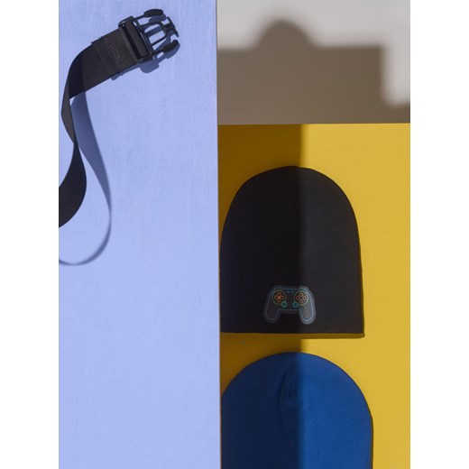 Sinsay - Zestaw czapka i komin - czarny Sinsay M Sinsay