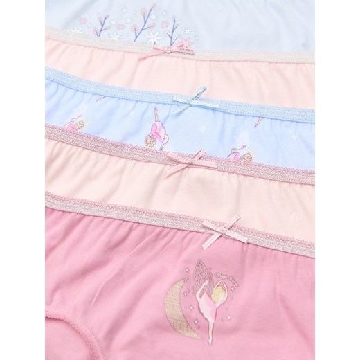 Sinsay - Bawełniane majtki figi 5 pack - wielobarwny Sinsay 98/104 Sinsay
