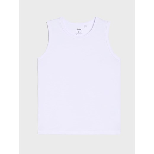 Sinsay - Podkoszulki 3 pack - biały Sinsay 128 (7-8 l) Sinsay