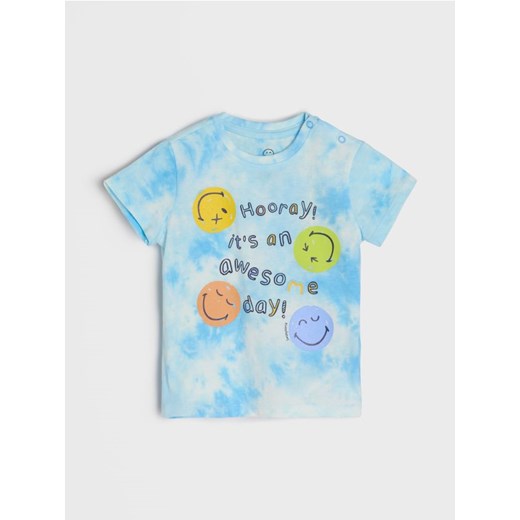 Sinsay - Koszulka z efektem tie dye SmileyWorld® - wielobarwny ze sklepu Sinsay w kategorii T-shirty chłopięce - zdjęcie 185469092