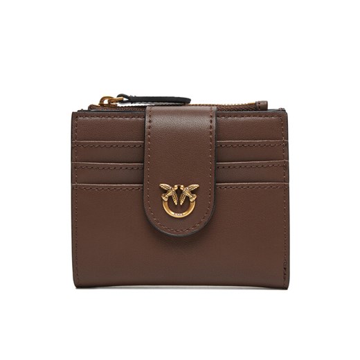 Mały Portfel Damski PINKO Multi Purpose Wallet AI 25-26 PCPL 103610 A0F1 Brązowy ze sklepu eobuwie.pl w kategorii Portfele damskie - zdjęcie 185469304
