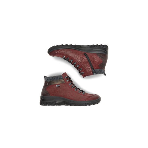 Botki Rieker CEO-L7144-35 Bordowy Rieker 40 eobuwie.pl