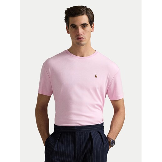 Polo Ralph Lauren T-Shirt 710740727010 Różowy Slim Fit ze sklepu MODIVO w kategorii T-shirty męskie - zdjęcie 185469600
