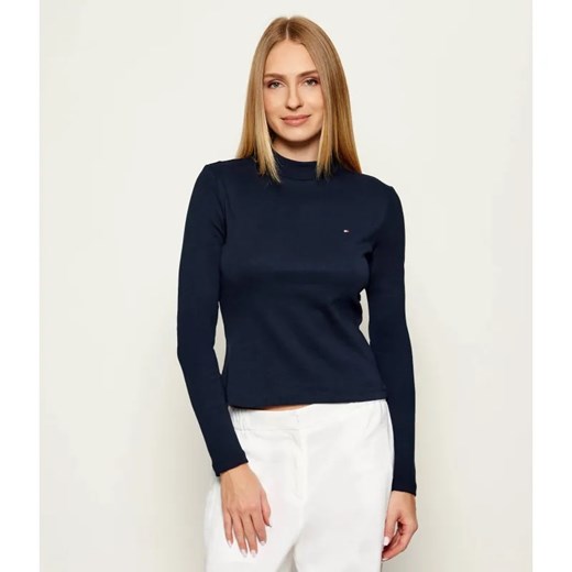 Tommy Hilfiger Półgolf | Slim Fit ze sklepu Gomez Fashion Store w kategorii Bluzki damskie - zdjęcie 185470643