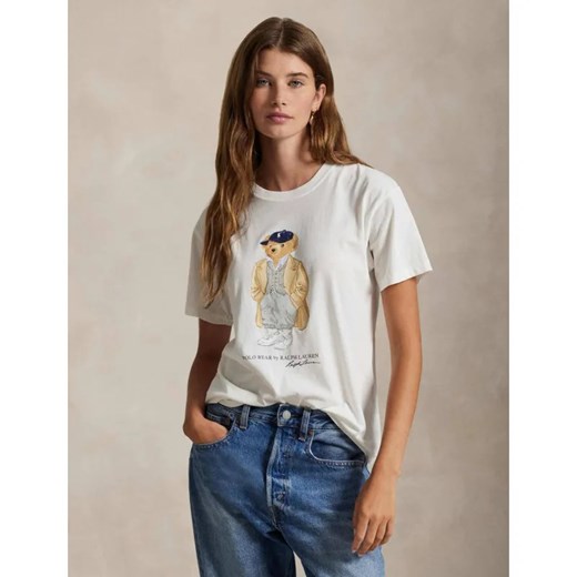 POLO RALPH LAUREN T-shirt TOKYO | Regular Fit ze sklepu Gomez Fashion Store w kategorii Bluzki damskie - zdjęcie 185470720
