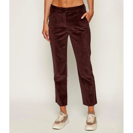 Weekend MaxMara Sztruksowe spodnie MARRUCA | Slim Fit ze sklepu Gomez Fashion Store w kategorii Spodnie damskie - zdjęcie 185471972