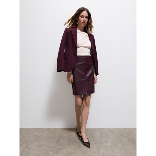 Mohito - Ołówkowa spódnica mini - kasztanowy Mohito 32 Mohito