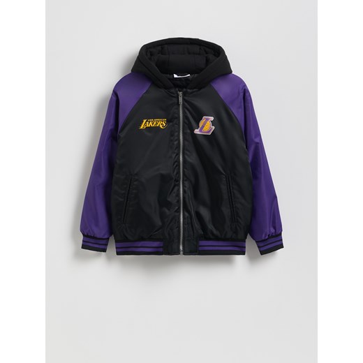 Reserved - Kurtka Los Angeles Lakers NBA - czarny ze sklepu Reserved w kategorii Kurtki chłopięce - zdjęcie 185472760