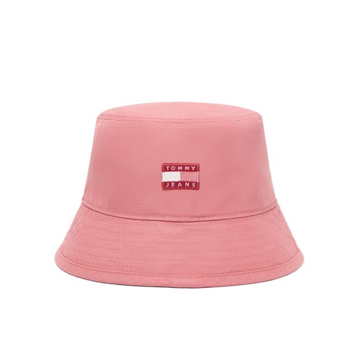 Kapelusz Tommy Jeans Heritage Bucket AW0AW17581 Różowy ze sklepu eobuwie.pl w kategorii Kapelusze damskie - zdjęcie 185472942
