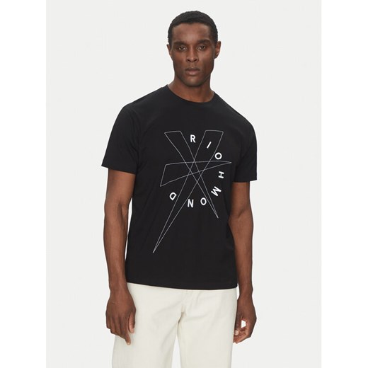 Richmond X T-Shirt UMP25020TS Czarny Regular Fit ze sklepu MODIVO w kategorii T-shirty męskie - zdjęcie 185473462