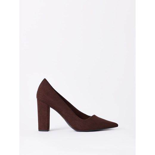 Mohito - Czółenka na słupku - ciemno brązowy Mohito 41 Mohito