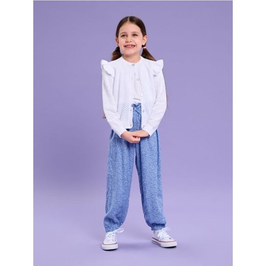 Sinsay - Joggery z luźną nogawką - granatowy - id: 137CI-59X - marki Sinsay - 185479032 Sinsay - Joggery z luźną nogawką - granatowy ze sklepu Sinsay w kategorii Spodnie dziewczęce - zdjęcie 185479032