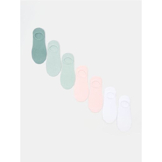 Sinsay - Skarpetki stopki 7 pack - wielobarwny ze sklepu Sinsay w kategorii Skarpetki damskie - zdjęcie 185479202
