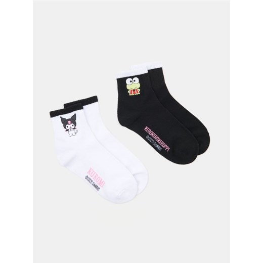 Sinsay - Skarpetki 2 pack Hello Kitty - wielobarwny ze sklepu Sinsay w kategorii Skarpetki damskie - zdjęcie 185479211