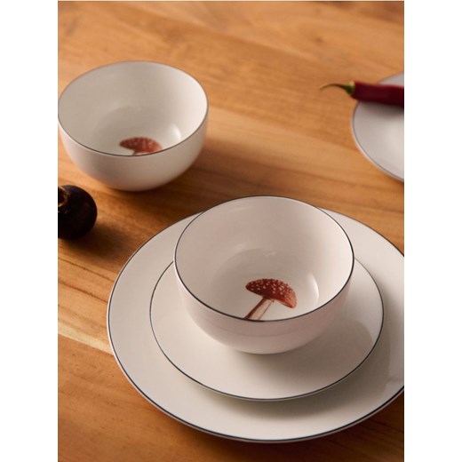 Sinsay - Ceramiczne miski z motywem muchomora 2 pack - wielobarwny ze sklepu Sinsay w kategorii Dom - zdjęcie 185479313